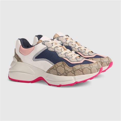 gucci pink tennis shoes|gucci tennis shoes on sale.